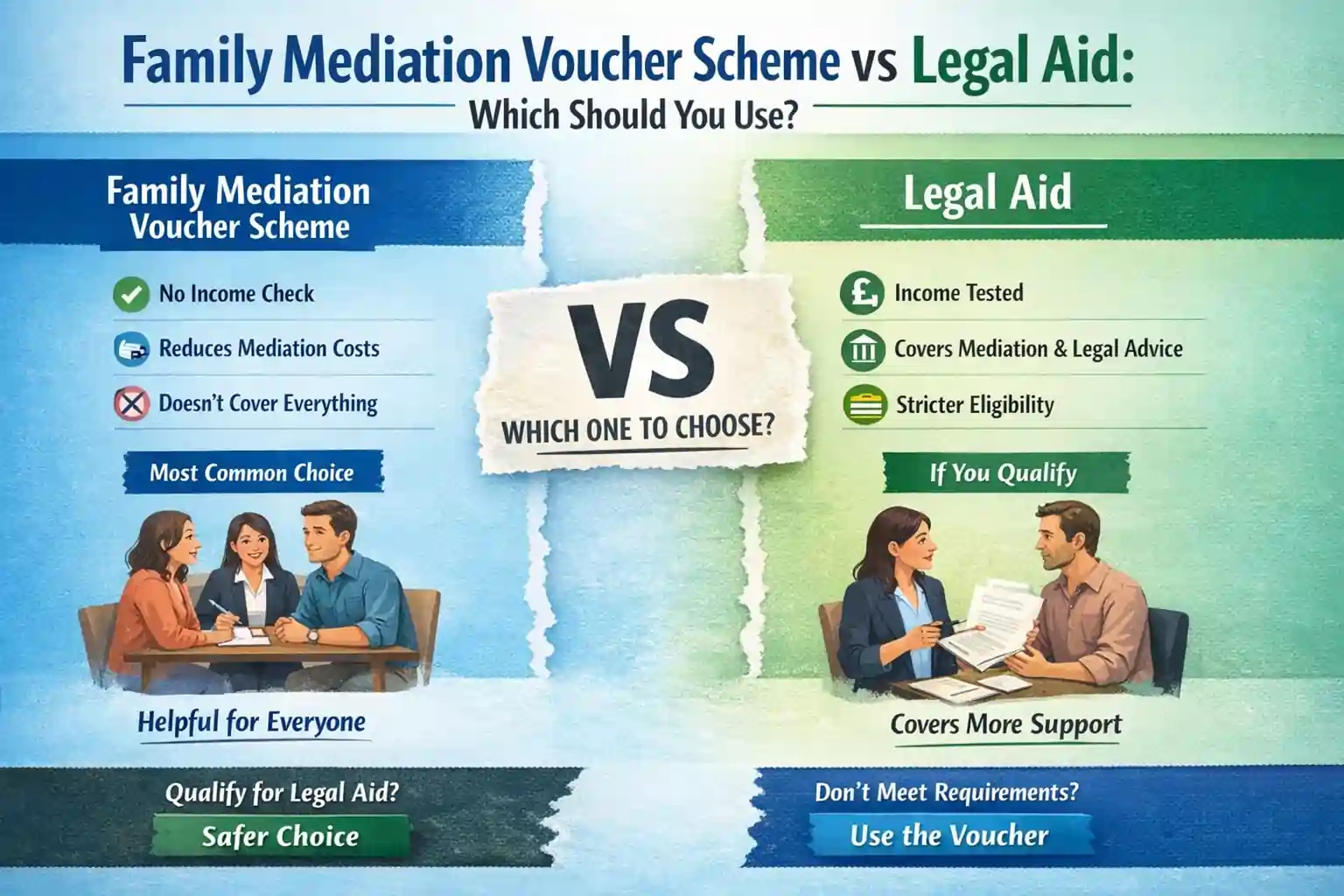 Family Mediation Voucher Scheme vs Legal Aid: Which Should You Use Carlisle?
