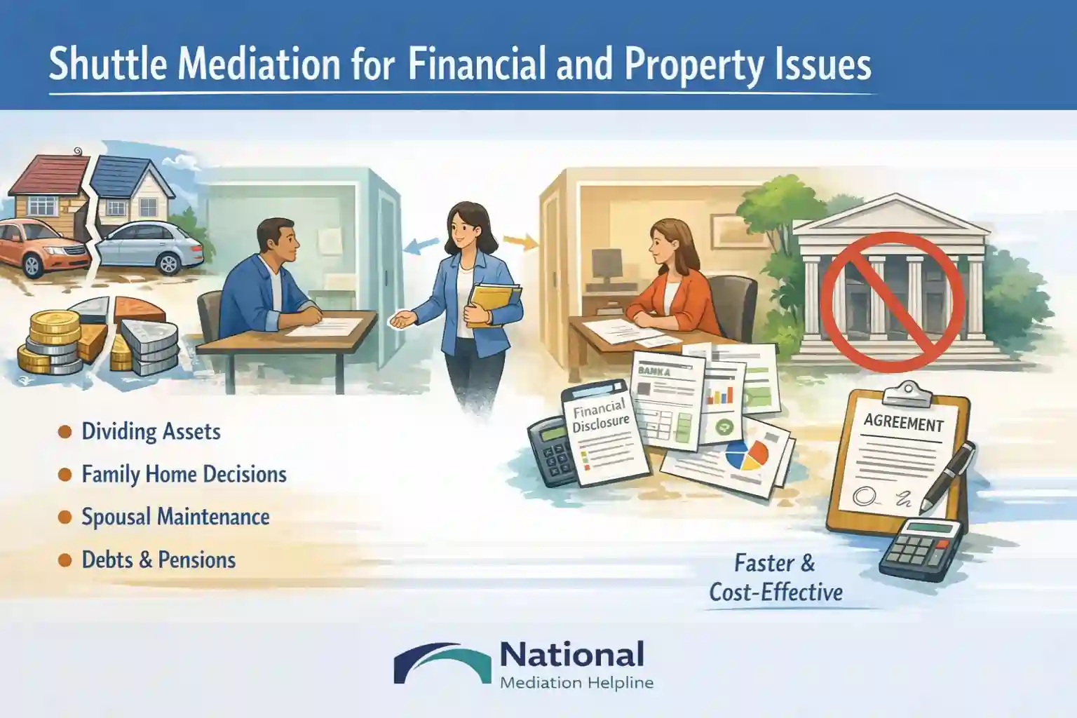 Shuttle Mediation for Financial and Property Issues Carlisle