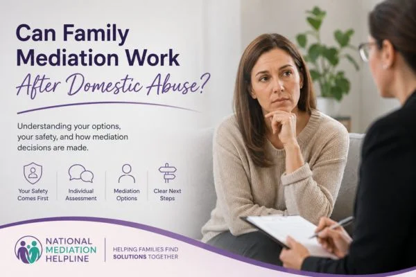 Can Family Mediation Carlisle Work After Domestic Abuse?
